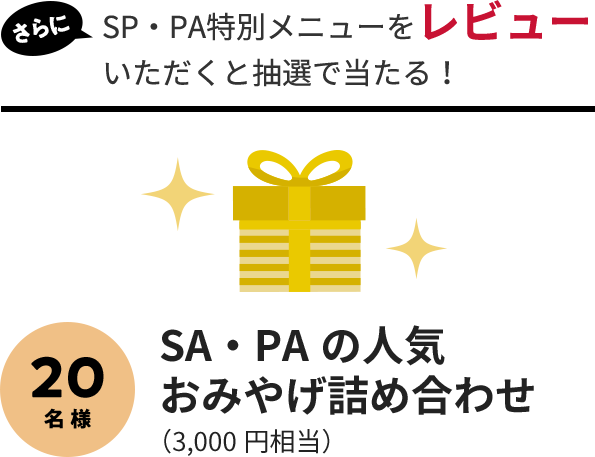 さらに SA・PA人気のおみやげ詰め合わせ