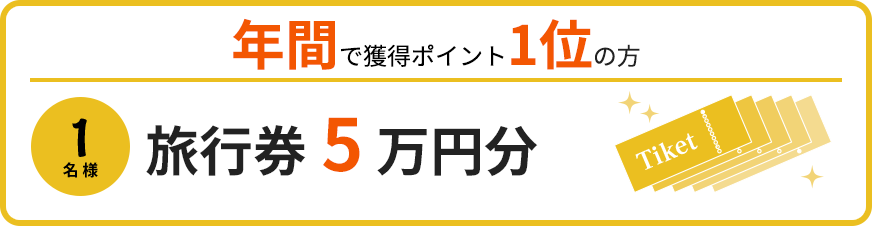 旅行券5万円分