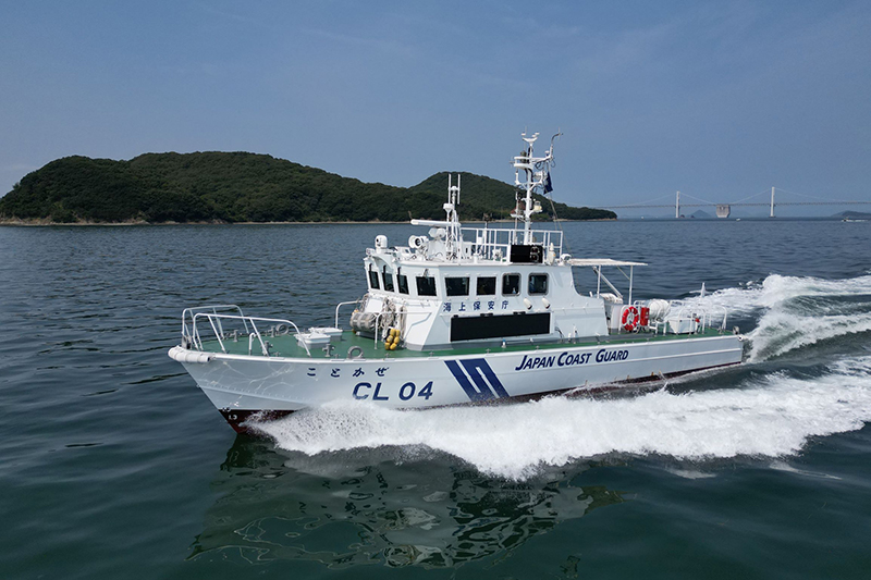 坂出海上保安署巡視艇「ことかぜ」