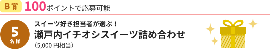 B賞 瀬戸内イチオシスイーツ詰め合わせ